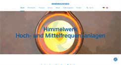 Desktop Screenshot of himmelwerk.com